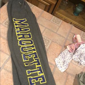 Marquette University sweatpants